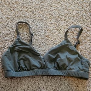 Skims grey mineral vneck bra